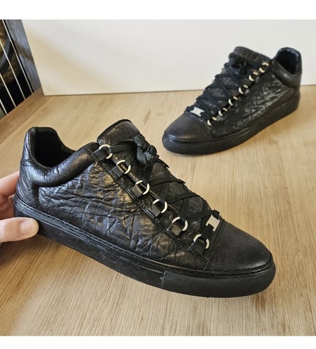 Balenciaga arena black - black, leather