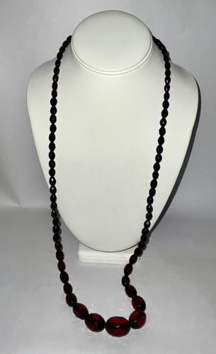Vintage faceted red cherry - vintage,