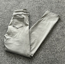 M&S Women's Grey Casual The Sophia Straight Cotton Denim Jeans Ladies Size UK 10