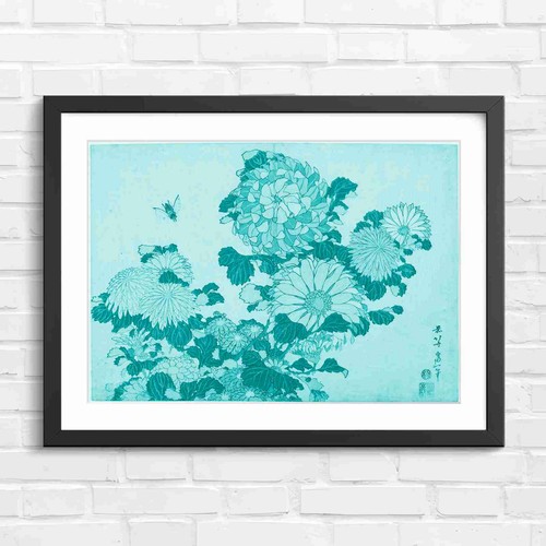 Vintage chrysanthemum garden - vintage,
