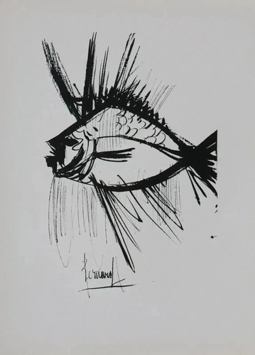 Bernard buffet the fish - bernard, buffet: