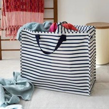 Nautical Stripes Jumbo Storage Bag