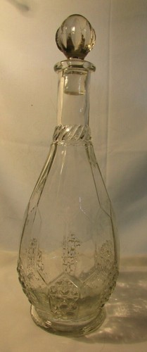 Glass decanter with - with,