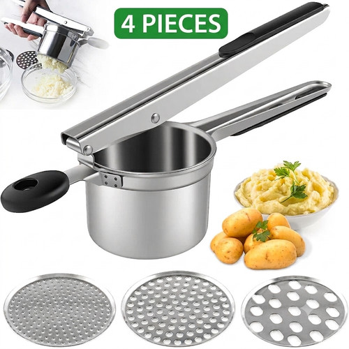 Large stainless steel potato - large,