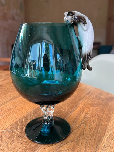 Vintage 1960s teal brandy - 1960s,