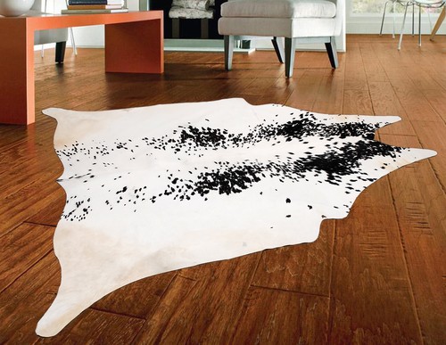 100 genuine cow hide rug - cow,