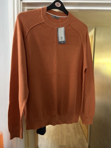 Brand new men orange crew - brand,