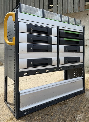 Van racking shelving - van,