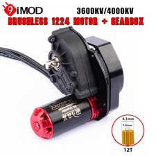 RC 1224 Brushless Outrunner Motor 4000kv 3600KV & Gearbox For RC Car Axial SCX24
