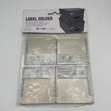 4 Piece Pack Label Holder