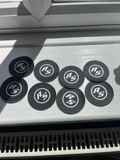 FORD ESCORT MK1 RS2000 VINYL LOGO CUTOUT - 2 PACK (NO BADGE)