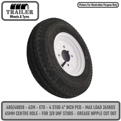 Trailer wheel rim tyre - rim, &