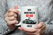 Never Underestimate An Old Man With A *INSERT CAR HERE* Mug | Gift for Him