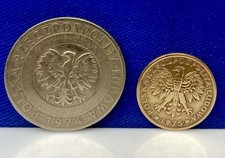 Vintage Polish Coins x2 20