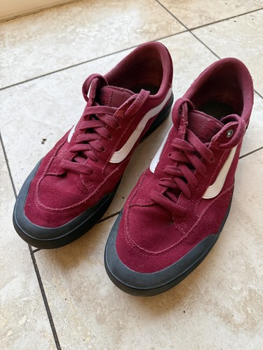 Vans pro red - burgundy, suede
