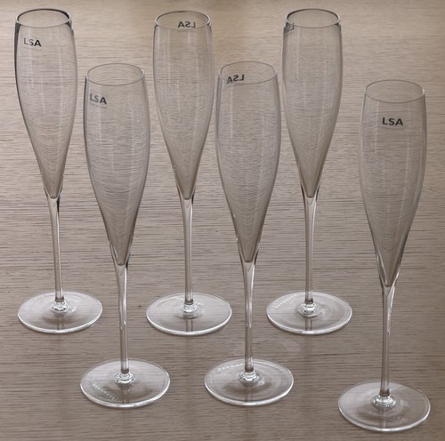 Lsa savoy champagne glasses - 6x,