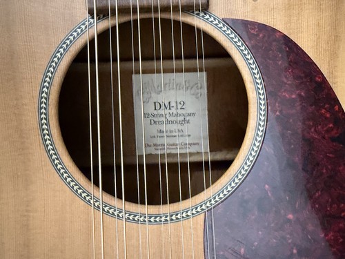 Martin dm12 string acoustic - martin, 12-string