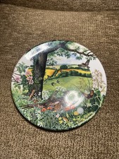 MEADOWS & WHEATFIELDS Plate Country Panorama Colin Newman Wedgwood