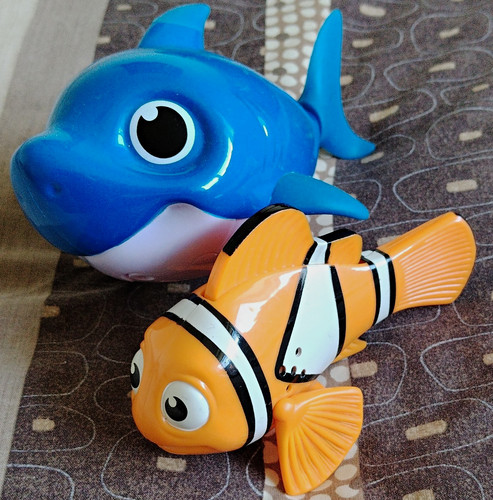 Bath time nemo shark - time,