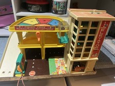 Vintage fisher price parking - vintage, fisher-price