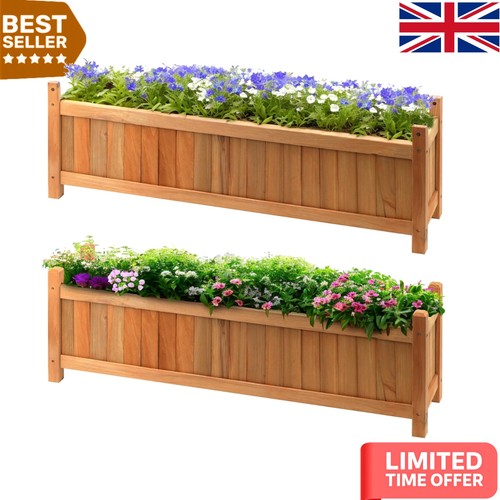 Elegant wooden raised bed - elegant,