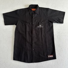 Red Kap WWE WWF Jeff Hardy Boyz Button Up Work Shirt Wrestling Men’s Size Medium