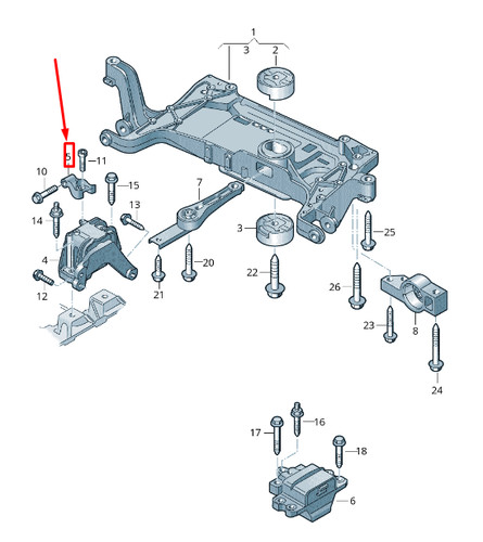 Audi rsq3 right engine - right,