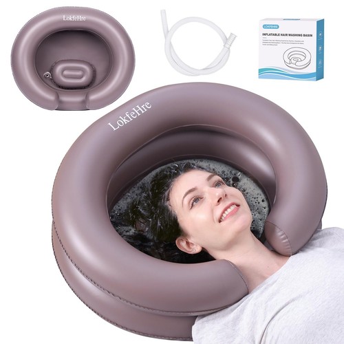 Large inflatable hair washing - large,