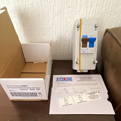 Proteus ems 100a dpst pole - 100a,