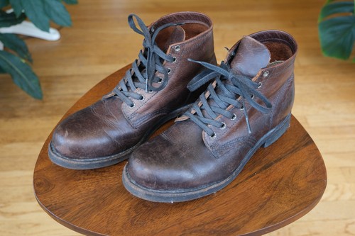 Frye prison boot - prison, brown