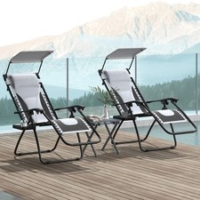 2 Pcs Zero Gravity Lounger