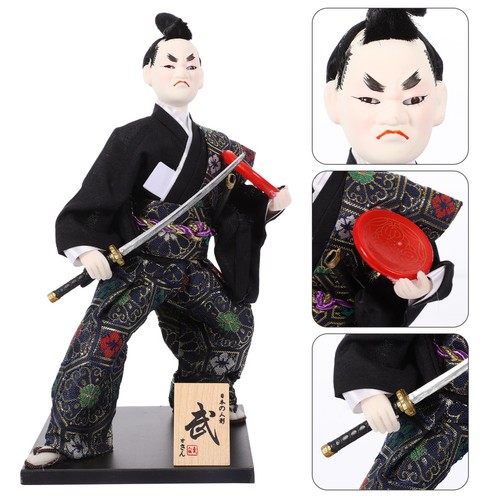Small japanese samurai doll - japanese,