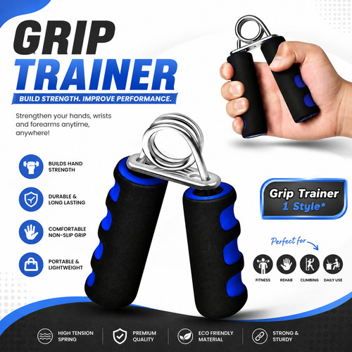 Hand grip strengthener - hand,