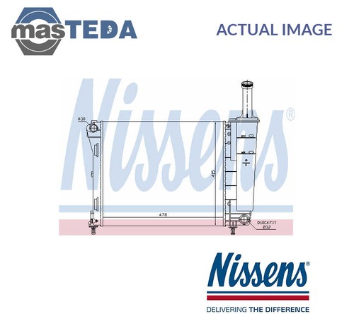 61936 engine cooling radiator - 61936,