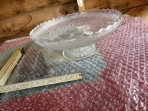 Ornate pressed glass - glass,