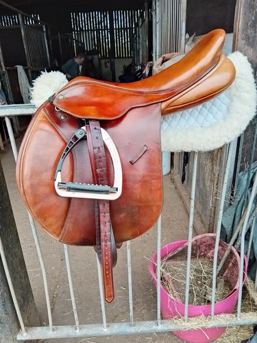 Bates caprilli saddle 5 - bates, 17.5
