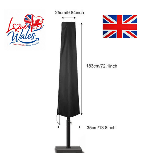 Waterproof parasol cover - parasol, with