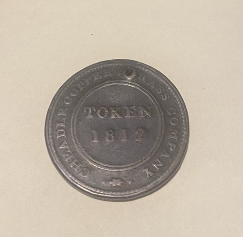 1812 cheadle copper - 1812, brass