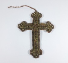 Antique embroidered green