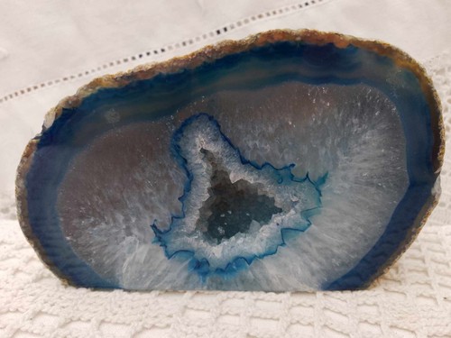 Natural brazilian blue agate - natural,