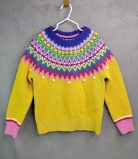 Boden Fair Isle Sweater Girls