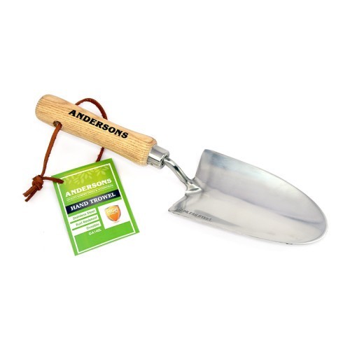 Stainless steel hand trowel - stainless,