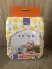 Bambino Miosolo All In One Reusable Nappies One Size Lemon