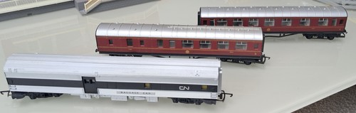 Three railway carriages - three, 2