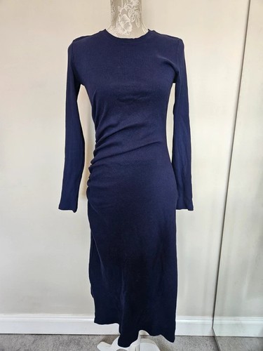 Zara navy ribbed - zara,