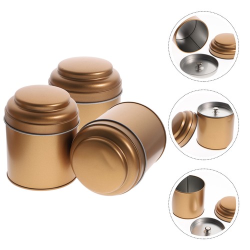 Reusable golden tinplate - golden,