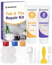 Shower Tray Repair Kits, Tile Repair Kit for Porcelain and Ceramic Fixtures L2