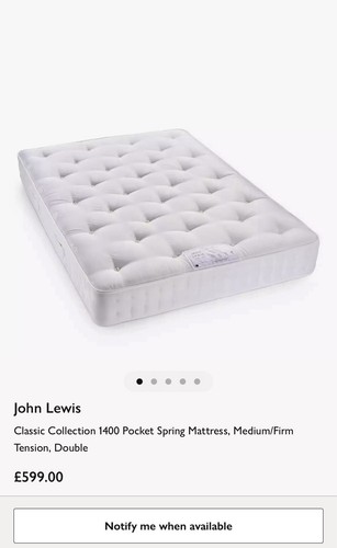 Double mattress john lewis - double,