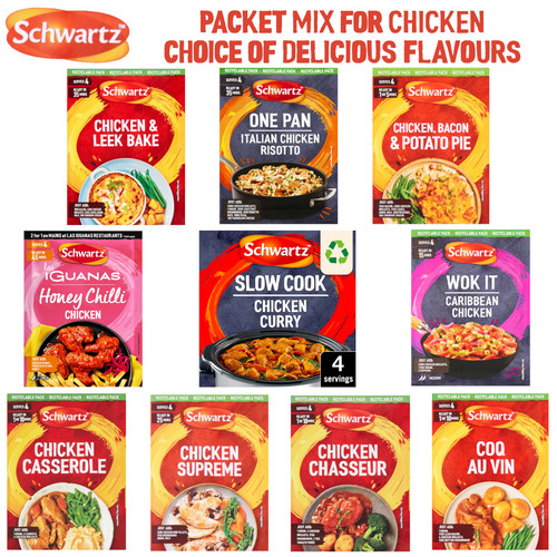Schwartz packet mix - packet, for