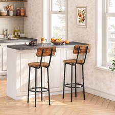 Bar Stools Set of 2 Breakfast